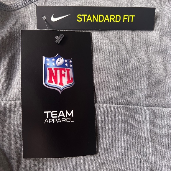 Nike Mens XL Miami Dolphins 1/4 Zip Long Sleeve Shirt Jacket DriFit Grey N02506G - Picture 5 of 9